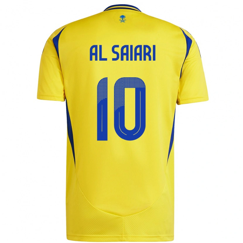 Danxen Barn Mubarkh Al-Saiari #10 Gul Blå Hemmatröja Matchtröjor 2024/25 Tröjor T-Tröja