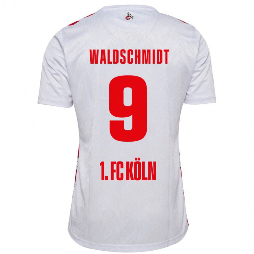 Danxen Barn Luca Waldschmidt #9 Vit Röd Hemmatröja Matchtröjor 2024/25 Tröjor T-Tröja
