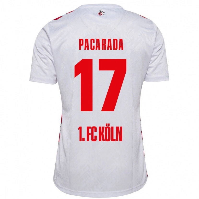 Danxen Barn Leart Paçarada #17 Vit Röd Hemmatröja Matchtröjor 2024/25 Tröjor T-Tröja