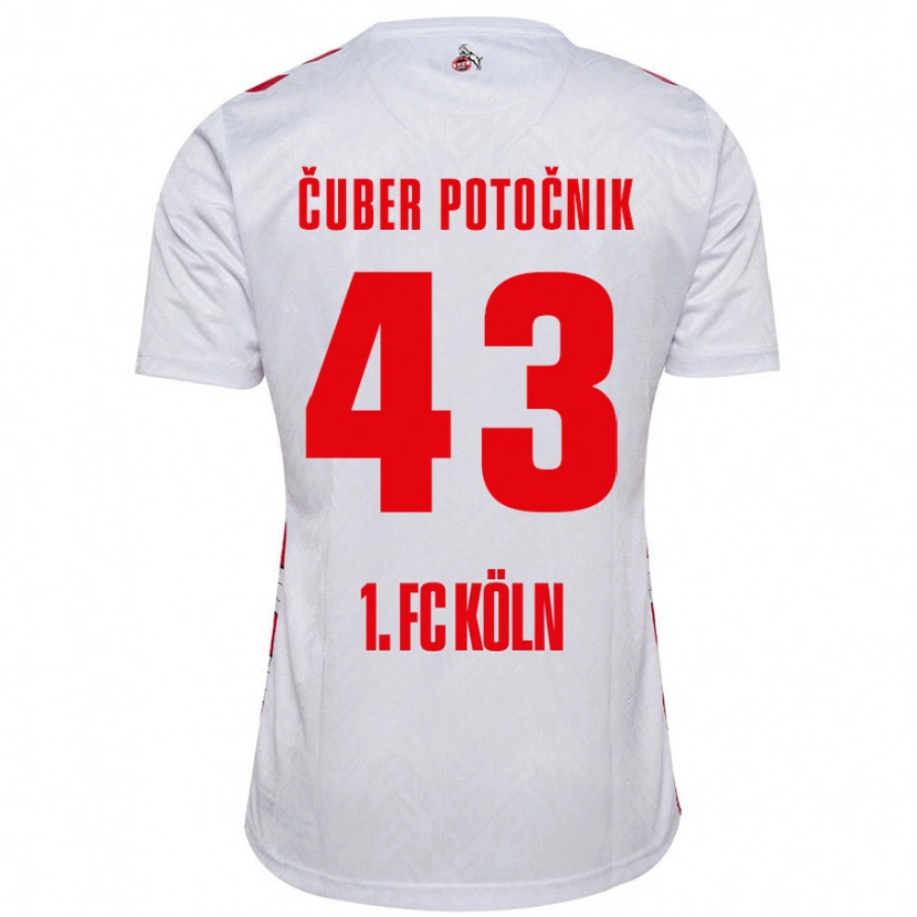Danxen Barn Jaka Cuber Potocnik #43 Vit Röd Hemmatröja Matchtröjor 2024/25 Tröjor T-Tröja