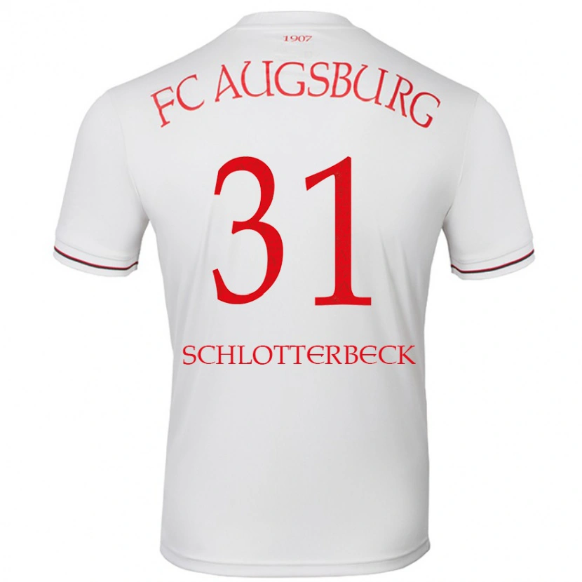 Danxen Barn Keven Schlotterbeck #31 Vit Hemmatröja Matchtröjor 2024/25 Tröjor T-Tröja