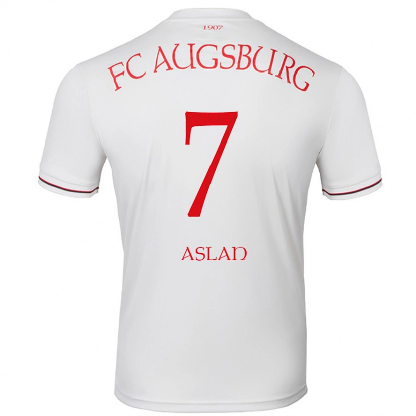 Danxen Barn Berkay Aslan #7 Vit Hemmatröja Matchtröjor 2024/25 Tröjor T-Tröja