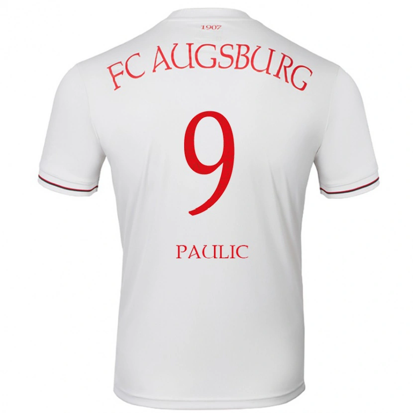 Danxen Barn Anthony Paulic #9 Vit Hemmatröja Matchtröjor 2024/25 Tröjor T-Tröja