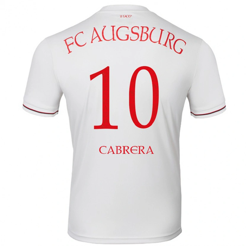 Danxen Barn Juan Cabrera #10 Vit Hemmatröja Matchtröjor 2024/25 Tröjor T-Tröja