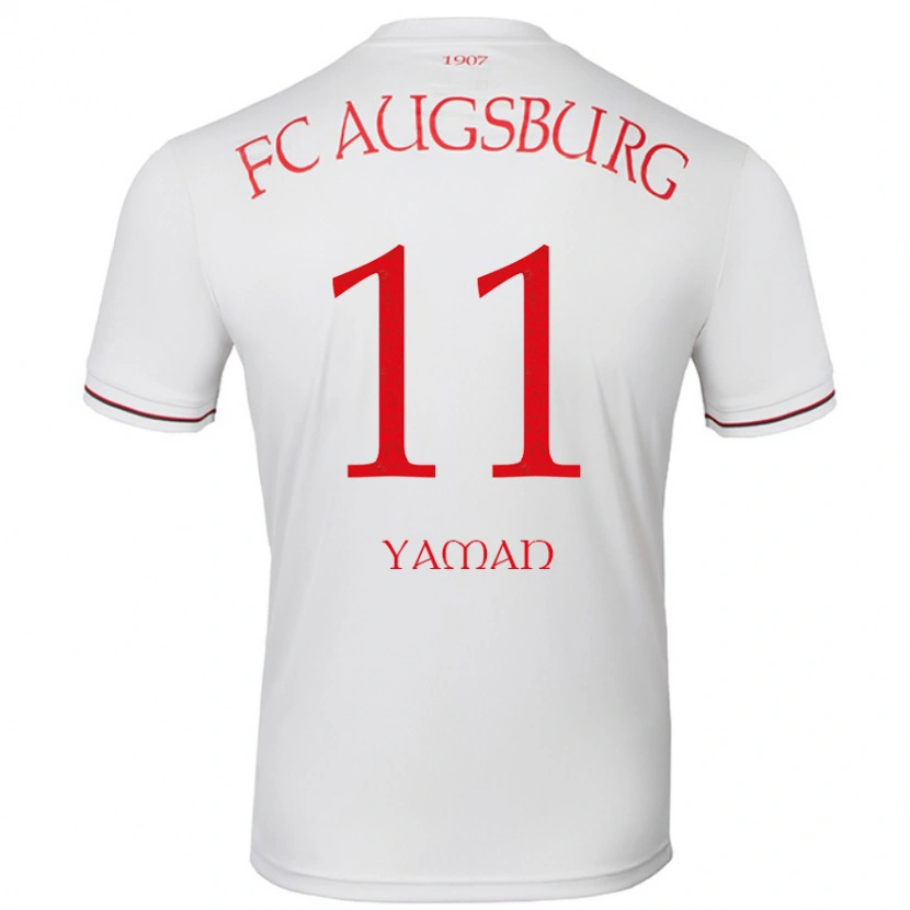 Danxen Barn Kerim Yaman #11 Vit Hemmatröja Matchtröjor 2024/25 Tröjor T-Tröja