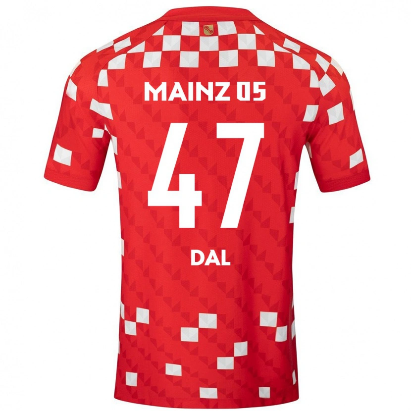 Danxen Barn Maxim Dal #47 Vit Röd Hemmatröja Matchtröjor 2024/25 Tröjor T-Tröja