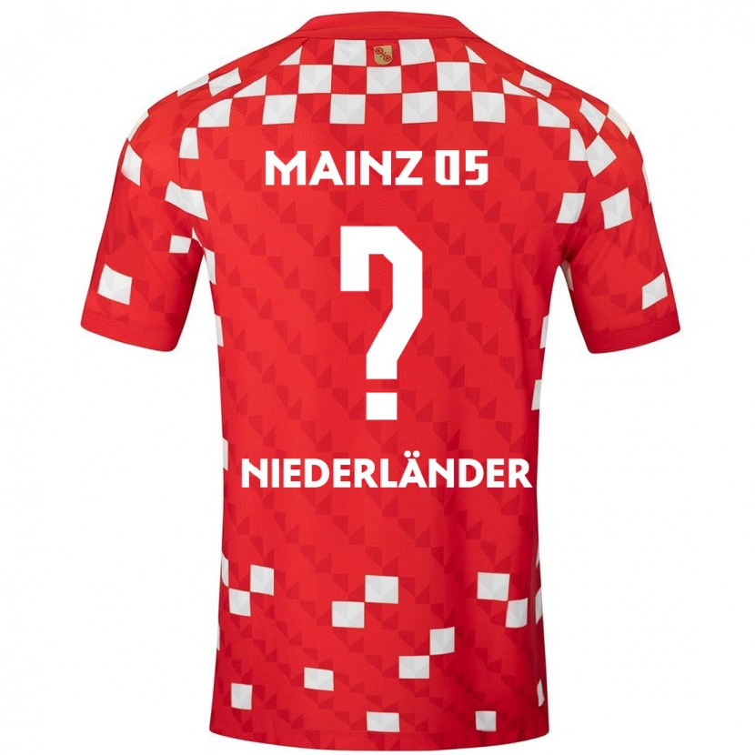 Danxen Barn Lennart Niederländer #0 Vit Röd Hemmatröja Matchtröjor 2024/25 Tröjor T-Tröja