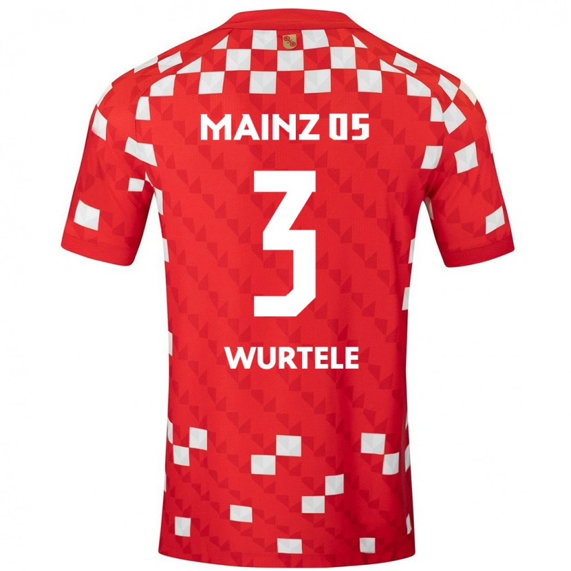 Danxen Barn Fabienne Würtele #3 Vit Röd Hemmatröja Matchtröjor 2024/25 Tröjor T-Tröja
