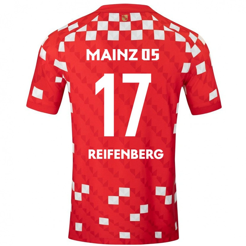 Danxen Barn Michelle Reifenberg #17 Vit Röd Hemmatröja Matchtröjor 2024/25 Tröjor T-Tröja