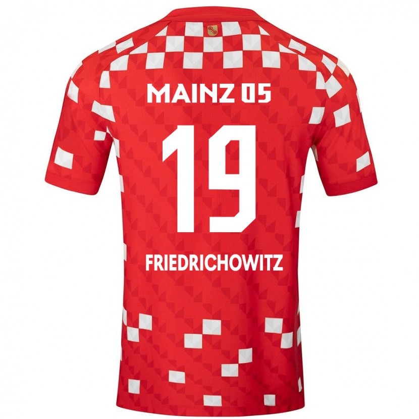 Danxen Barn Anna Friedrichowitz #19 Vit Röd Hemmatröja Matchtröjor 2024/25 Tröjor T-Tröja