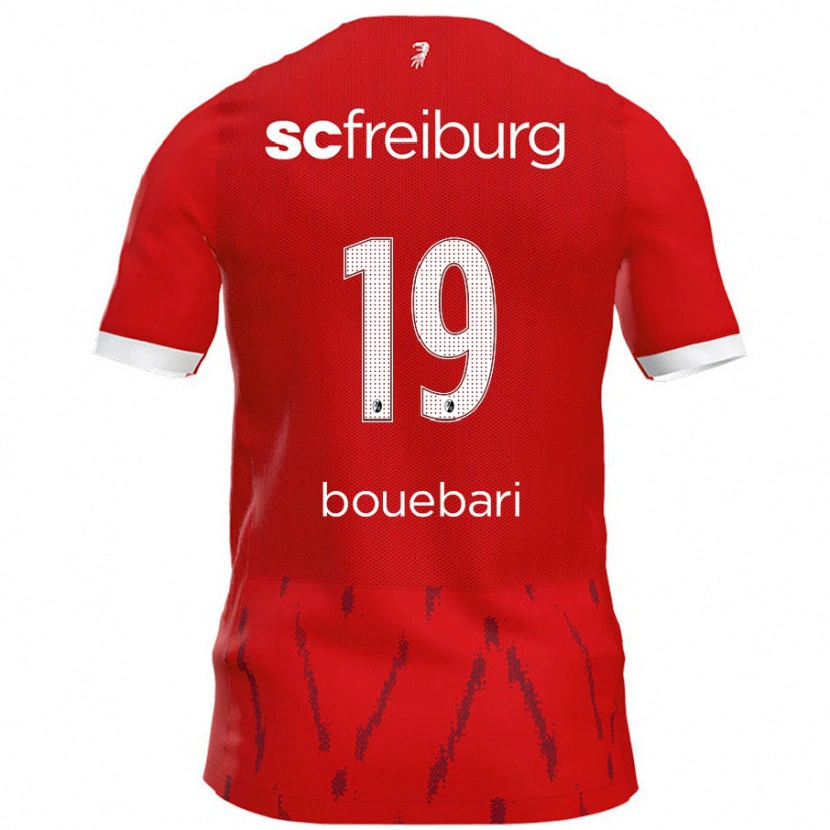Danxen Barn Franci Bouebari #19 Röd Hemmatröja Matchtröjor 2024/25 Tröjor T-Tröja