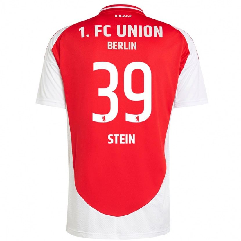 Danxen Barn Yannic Stein #39 Röd Vit Hemmatröja Matchtröjor 2024/25 Tröjor T-Tröja