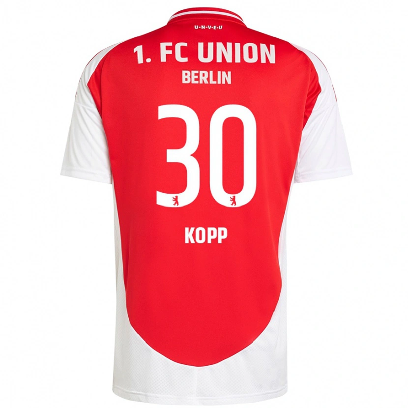 Danxen Barn Marvin Kopp #30 Röd Vit Hemmatröja Matchtröjor 2024/25 Tröjor T-Tröja