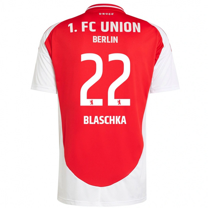 Danxen Barn Anouk Blaschka #22 Röd Vit Hemmatröja Matchtröjor 2024/25 Tröjor T-Tröja