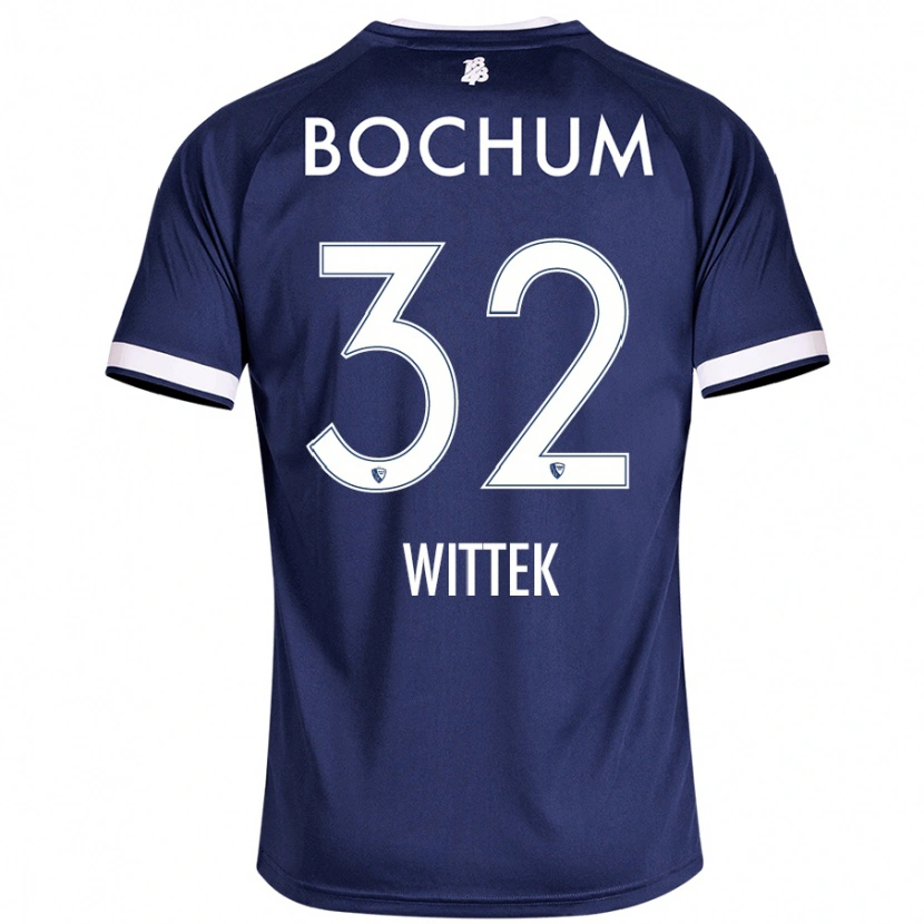 Danxen Barn Maximilian Wittek #32 Mörkblå Hemmatröja Matchtröjor 2024/25 Tröjor T-Tröja