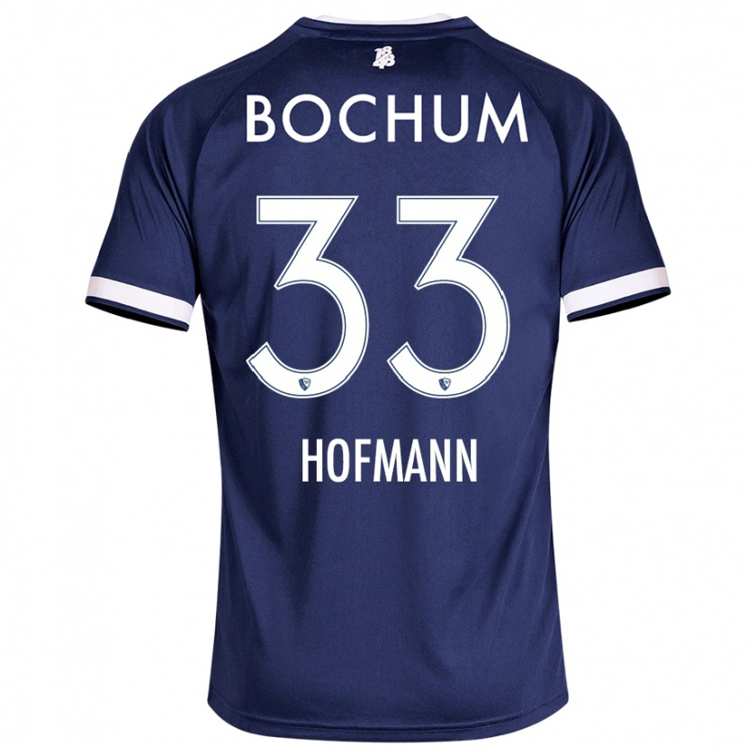 Danxen Barn Philipp Hofmann #33 Mörkblå Hemmatröja Matchtröjor 2024/25 Tröjor T-Tröja