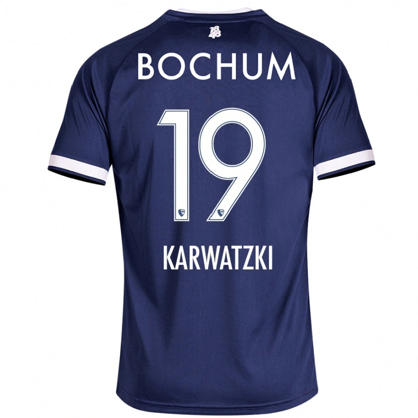 Danxen Barn Lucy Karwatzki #19 Mörkblå Hemmatröja Matchtröjor 2024/25 Tröjor T-Tröja