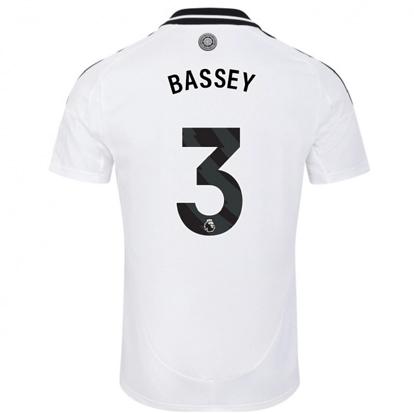 Danxen Barn Calvin Bassey #3 Vit Hemmatröja Matchtröjor 2024/25 Tröjor T-Tröja