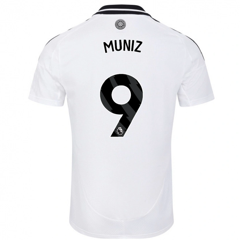 Danxen Barn Rodrigo Muniz #9 Vit Hemmatröja Matchtröjor 2024/25 Tröjor T-Tröja