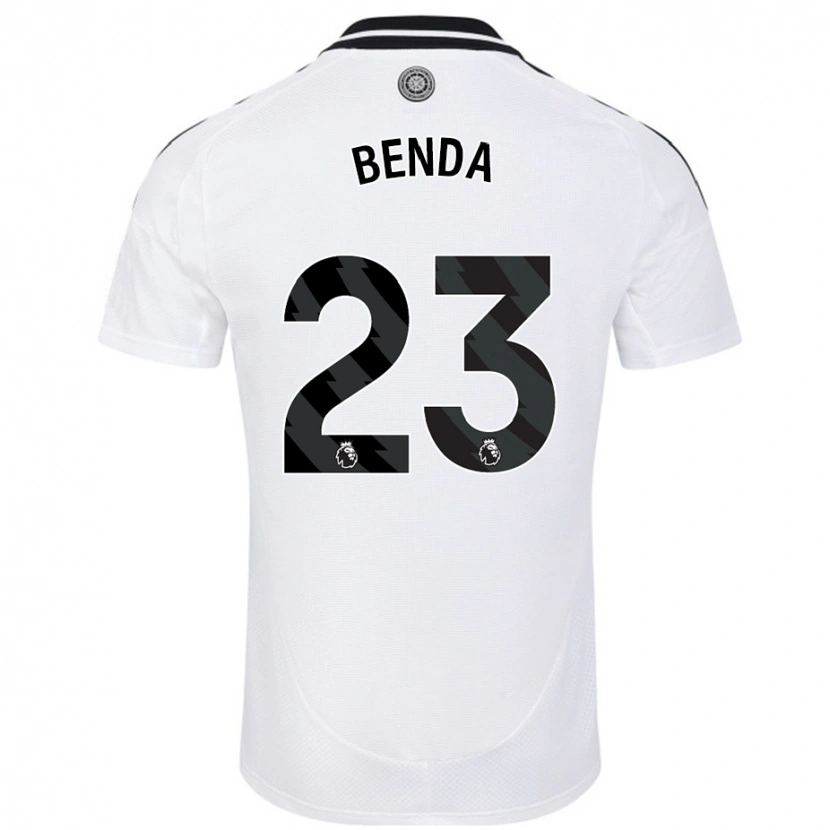 Danxen Barn Steven Benda #23 Vit Hemmatröja Matchtröjor 2024/25 Tröjor T-Tröja