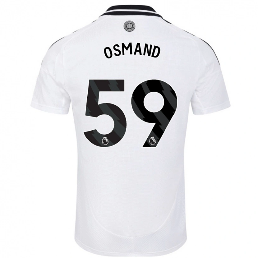 Danxen Barn Callum Osmand #59 Vit Hemmatröja Matchtröjor 2024/25 Tröjor T-Tröja