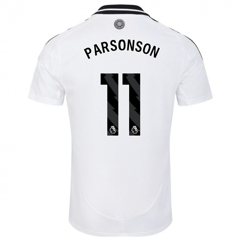 Danxen Barn Madi Parsonson #11 Vit Hemmatröja Matchtröjor 2024/25 Tröjor T-Tröja