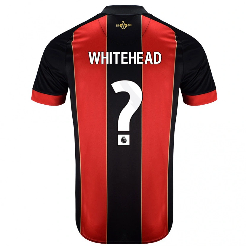 Danxen Barn Tommy Whitehead #0 Röd Svart Hemmatröja Matchtröjor 2024/25 Tröjor T-Tröja