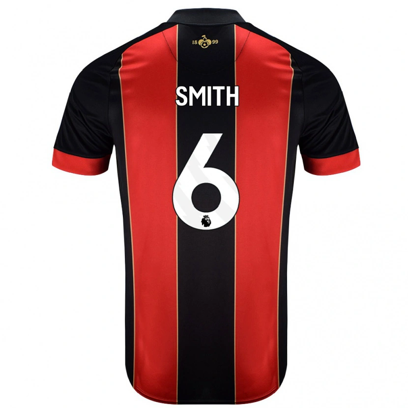 Danxen Barn Maisy Smith #6 Röd Svart Hemmatröja Matchtröjor 2024/25 Tröjor T-Tröja