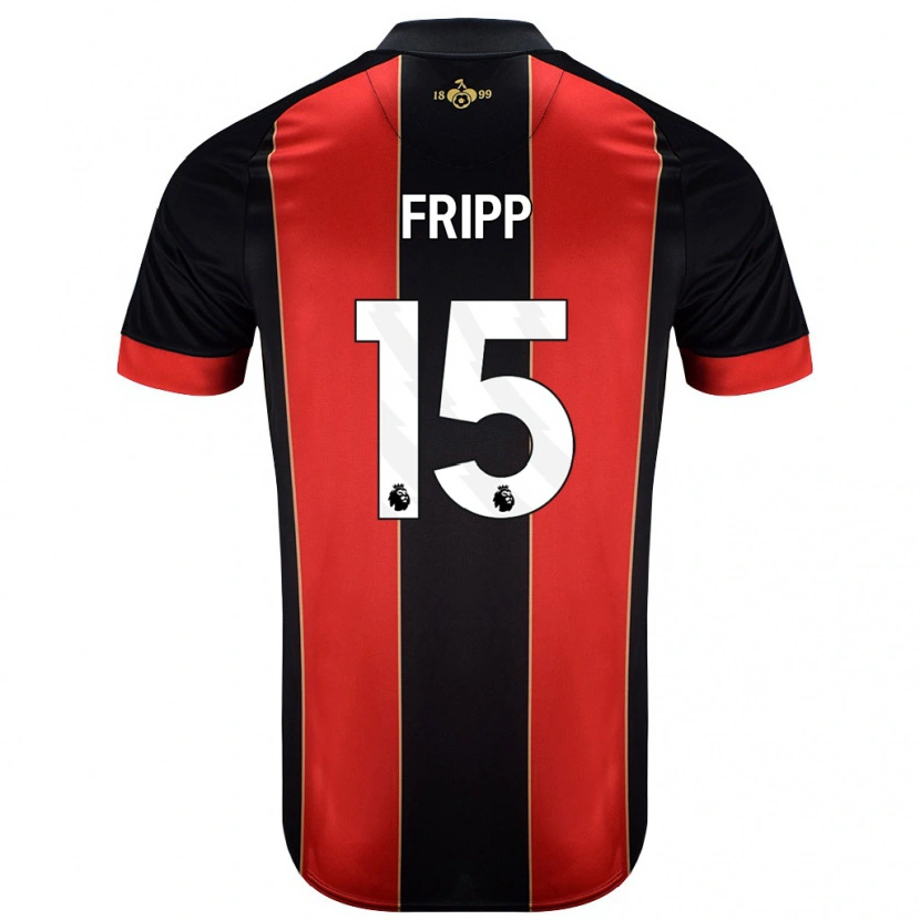 Danxen Barn Kelly Fripp #15 Röd Svart Hemmatröja Matchtröjor 2024/25 Tröjor T-Tröja