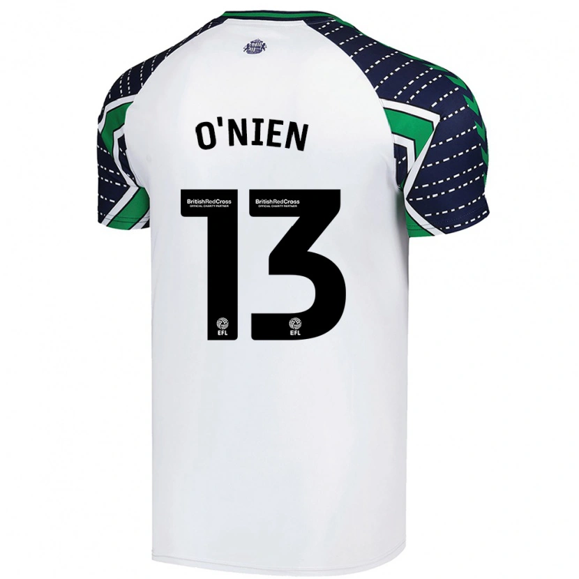 Danxen Barn Luke O'nien #13 Vit Bortatröja Matchtröjor 2024/25 Tröjor T-Tröja