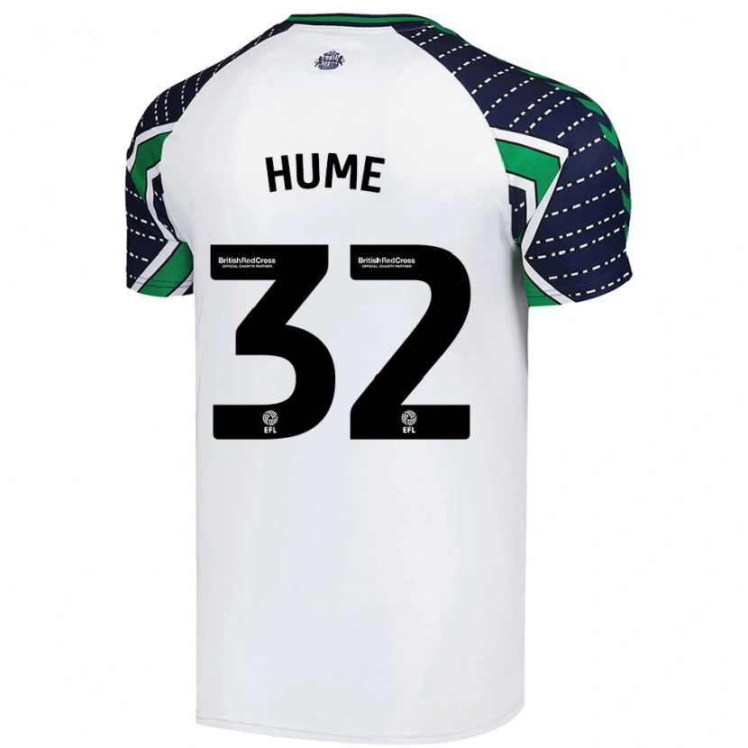 Danxen Barn Trai Hume #32 Vit Bortatröja Matchtröjor 2024/25 Tröjor T-Tröja