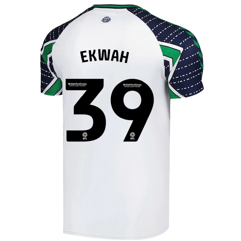 Danxen Barn Pierre Ekwah #39 Vit Bortatröja Matchtröjor 2024/25 Tröjor T-Tröja