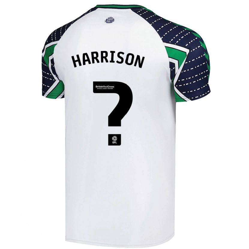 Danxen Barn Harrison Jones #0 Vit Bortatröja Matchtröjor 2024/25 Tröjor T-Tröja