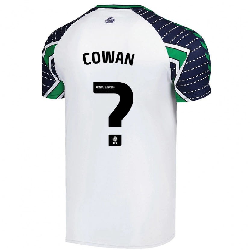 Danxen Barn Joe Cowan #0 Vit Bortatröja Matchtröjor 2024/25 Tröjor T-Tröja