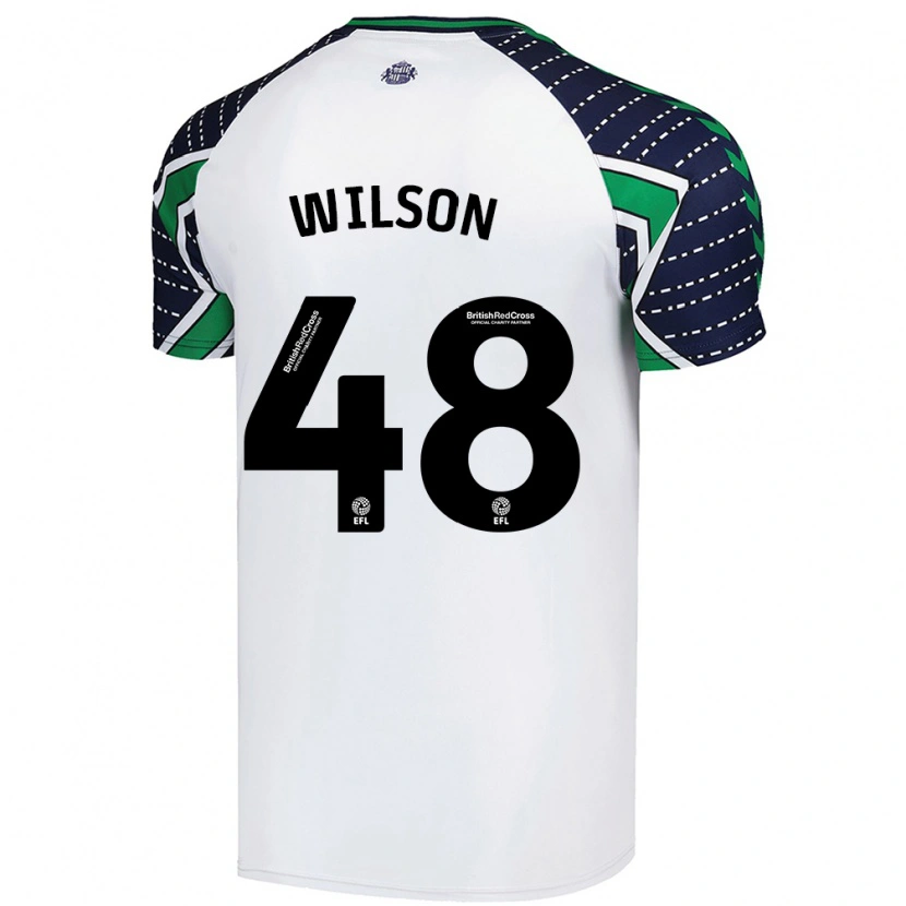 Danxen Barn Callum Wilson #48 Vit Bortatröja Matchtröjor 2024/25 Tröjor T-Tröja