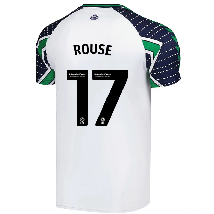 Danxen Barn Mollie Rouse #17 Vit Bortatröja Matchtröjor 2024/25 Tröjor T-Tröja