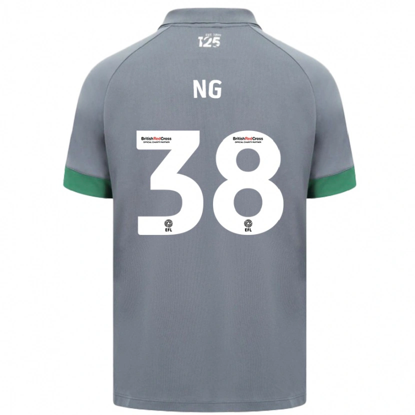 Danxen Barn Perry Ng #38 Mörkgrå Bortatröja Matchtröjor 2024/25 Tröjor T-Tröja