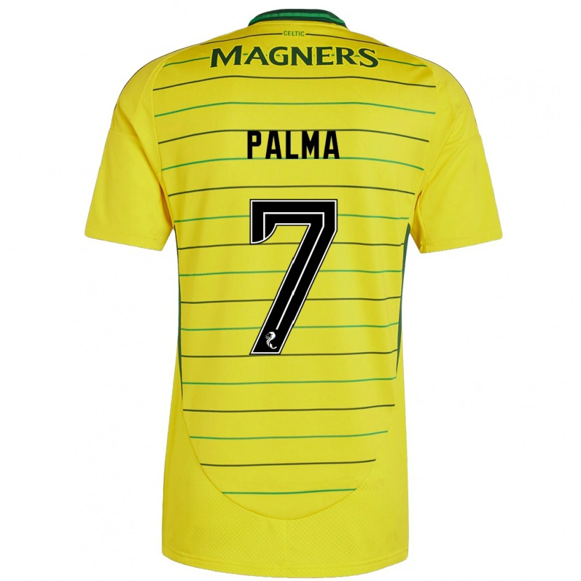 Danxen Barn Luis Palma #7 Gul Bortatröja Matchtröjor 2024/25 Tröjor T-Tröja