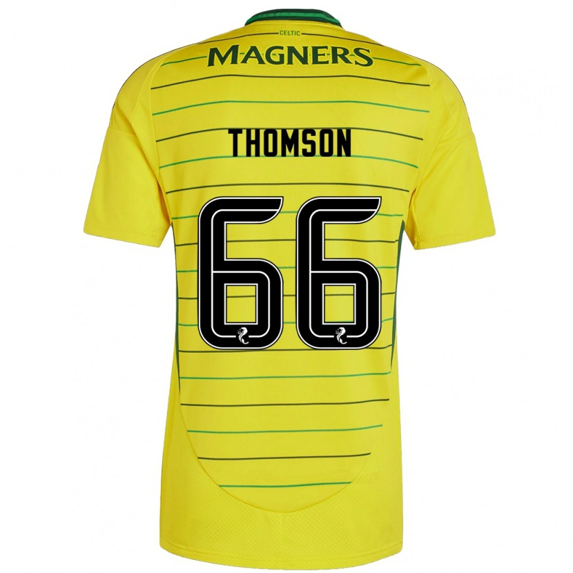 Danxen Barn Corey Thomson #66 Gul Bortatröja Matchtröjor 2024/25 Tröjor T-Tröja