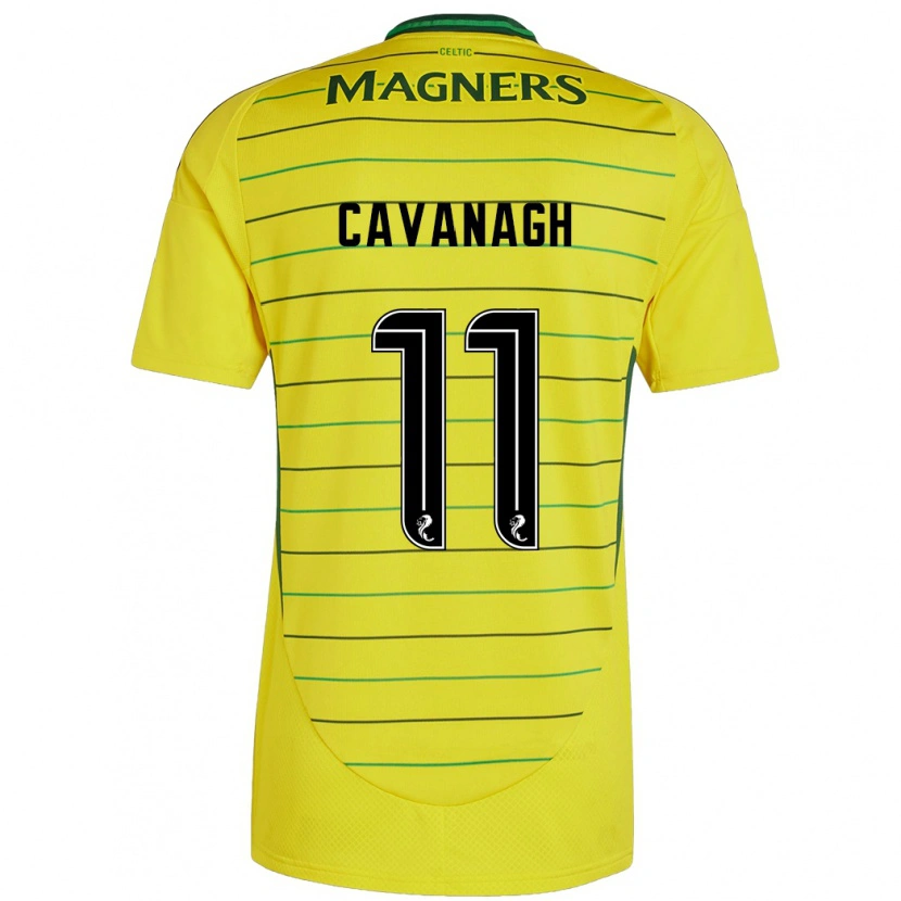 Danxen Barn Colette Cavanagh #11 Gul Bortatröja Matchtröjor 2024/25 Tröjor T-Tröja