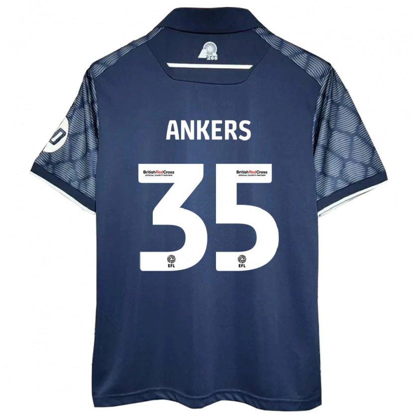 Danxen Barn Chloe Ankers #35 Svart Bortatröja Matchtröjor 2024/25 Tröjor T-Tröja