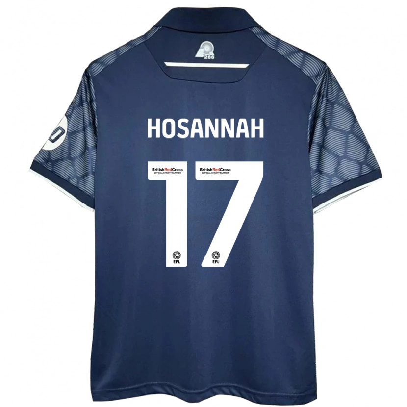 Danxen Barn Bryce Hosannah #17 Svart Bortatröja Matchtröjor 2024/25 Tröjor T-Tröja
