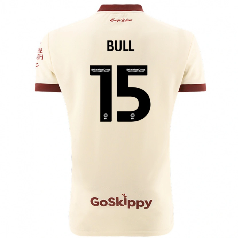 Danxen Barn Jasmine Bull #15 Gräddvit Bortatröja Matchtröjor 2024/25 Tröjor T-Tröja