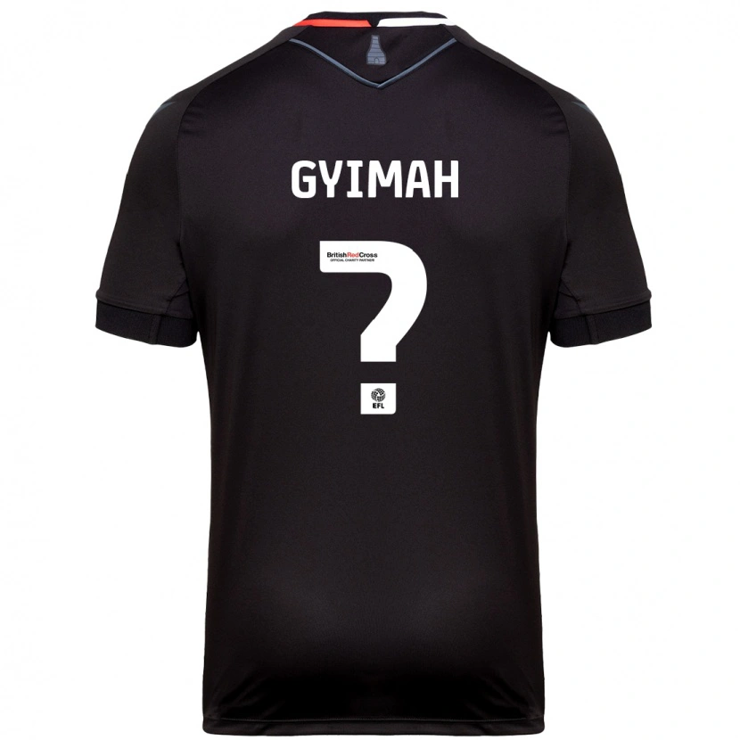 Danxen Barn Francis Gyimah #0 Svart Bortatröja Matchtröjor 2024/25 Tröjor T-Tröja