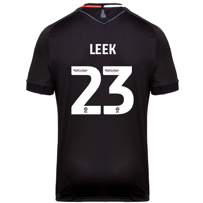 Danxen Barn Ellie Leek #23 Svart Bortatröja Matchtröjor 2024/25 Tröjor T-Tröja