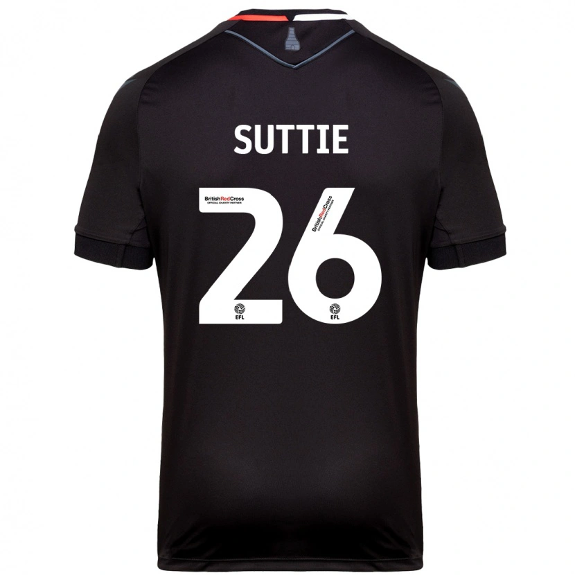 Danxen Barn Arabella Suttie #26 Svart Bortatröja Matchtröjor 2024/25 Tröjor T-Tröja
