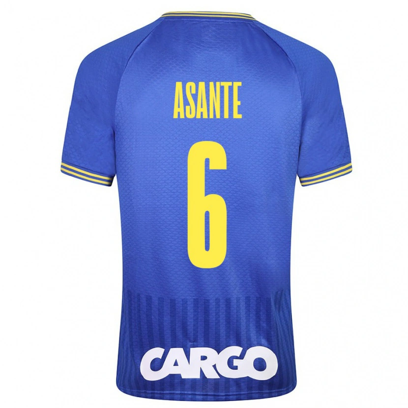 Danxen Barn Tyrese Asante #6 Vit Bortatröja Matchtröjor 2024/25 Tröjor T-Tröja