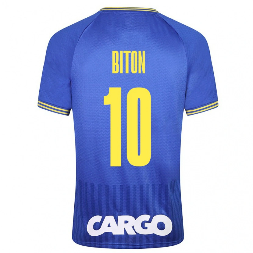 Danxen Barn Dan Biton #10 Vit Bortatröja Matchtröjor 2024/25 Tröjor T-Tröja