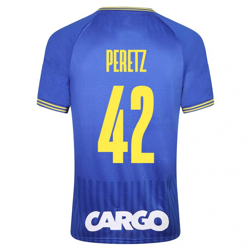 Danxen Barn Dor Peretz #42 Vit Bortatröja Matchtröjor 2024/25 Tröjor T-Tröja
