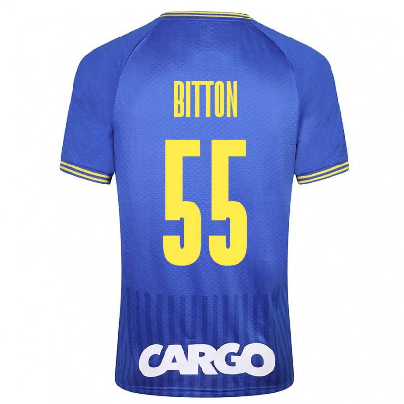 Danxen Barn Nir Bitton #55 Vit Bortatröja Matchtröjor 2024/25 Tröjor T-Tröja